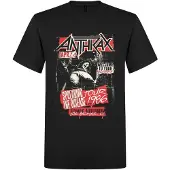 Rockshirts Camiseta 'Anthrax Spreading the Disase T-Shirt' negro