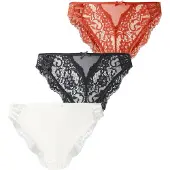 Hunkemoller Braga 'Belle' rojo / negro / blanco