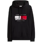 Tommy Hilfiger Sudadera rojo sangre / negro / blanco