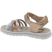 Beppi Sandalias azul claro / oro / lila claro