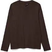 Vero Moda Camiseta 'VMPAULINA' marrón oscuro