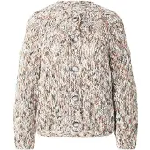 Rich & royal Cárdigan 'Cardi' marrón claro / pino / naranja claro / blanco