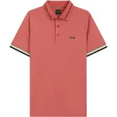 BOSS Camiseta funcional 'Court' oliva / altrosa / negro / blanco