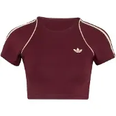 Adidas Camiseta funcional burdeos / blanco