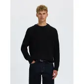 Selected Jersey 'SLMBraun' negro