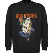 Guns n' Roses Sudadera 'Guns N´ Roses Prayer Sweatshirt' negro