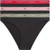 Tommy Hilfiger Underwear Braga 'Essential' caqui / altrosa / rojo / negro
