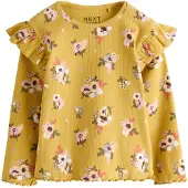 Next Camiseta amarillo / verde oscuro / rosé / blanco