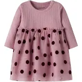 Name it Vestido 'NBFNagina' malva / negro