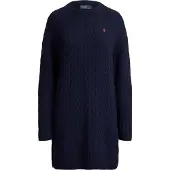 Ralph Lauren Vestido de punto navy / rojo cereza