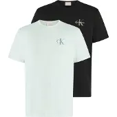 Calvin Klein Jeans Camiseta 'CLASSIC' verde pastel / negro