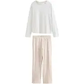 Next Pijama camelo / gris moteado