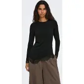 ONLY Top 'ONLGLAMOUR' negro