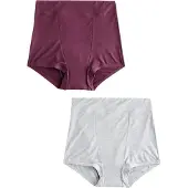 Next Panti gris claro / burdeos
