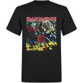 Iron Maiden Camiseta 'Number of the beast T-Shirt' negro