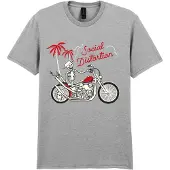 Social Distortion Camiseta 'Chopper' gris