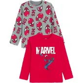 Cool Club Camiseta gris / rojo