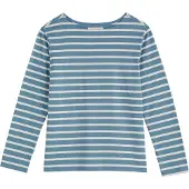 Seasalt Cornwall Camiseta 'Sailor' ópalo / blanco