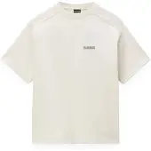 Napapijri Camiseta 'TEZA' marrón oscuro / offwhite