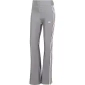 Adidas Pantalón deportivo gris plateado / blanco