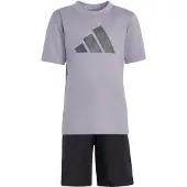 Adidas Chándal 'Seasonals' gris / lavanda / negro