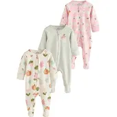 Next Pijama crema / verde pastel / rosa pastel