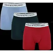 Ralph Lauren Calzoncillo boxer navy / azul claro / rojo / blanco
