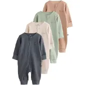 Next Pijama entero/body crema / camelo / navy / verde