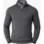 PANTONECLO Jersey 'Men’s Mock Sweater' gris oscuro