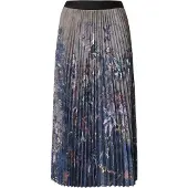 MUNTHE Falda navy / lila claro / negro / blanco natural