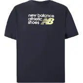 New Balance Camiseta navy / amarillo / blanco