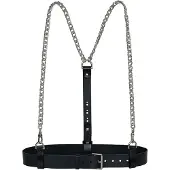 Haute Cuir Cinturón 'Chain Harness' negro