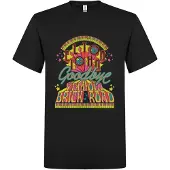 Rockshirts Camiseta 'Elton John Goodbuy Yellow Brick Road T-Shirt' negro