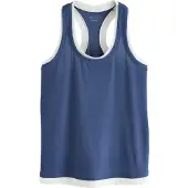 Next Top azul / blanco