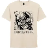 Iron Maiden Camiseta 'Eddie Boxed T-Shirt' blanco natural