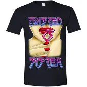 Rockshirts Camiseta 'Twisted sister Love Is for Suckers' negro