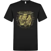 Iron Maiden Camiseta 'Powerslave HieroglyphCircle T-Shirt' negro