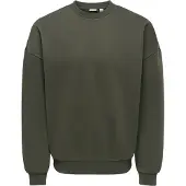 Only & Sons Sudadera 'ONSCeres' verde oscuro