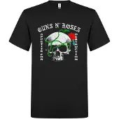 Guns n' Roses Camiseta 'Guns N´ Roses Skull Revision T-Shirt' negro