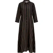 JJ REBEL Vestido camisero 'JREBWISA' chocolate / negro