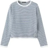 Mango Jersey 'CALEOTA' navy / blanco