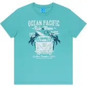 Ocean pacific Camiseta 'Twinny' navy / aqua / blanco