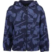 Blue Seven Sudadera con cremallera azul noche / ópalo