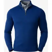 PANTONECLO Jersey 'Men’s Mock Sweater' azul real