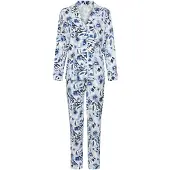 LASCANA Pijama marino / zafiro / blanco