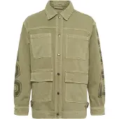 Kaffe Chaqueta de entretiempo verde