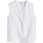 Next Chaleco para traje blanco