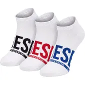 Diesel Calcetines invisibles 'SKM-GOST-THREEPACK' blanco