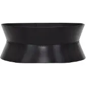 Haute Cuir Cinturón 'Sablier Corset Belt' negro