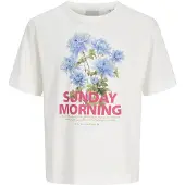 JJXX Camiseta 'JXSANDRA' azul claro / oliva / magenta / blanco